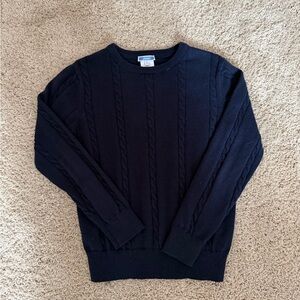 Jacadi  Navy Cable Knit Sweater